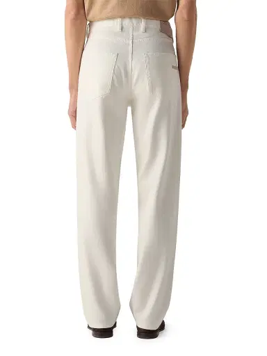 Zegna Men's Stretch Cotton and Linen Roccia Pants - White - Size 40 | Thumbnail 3