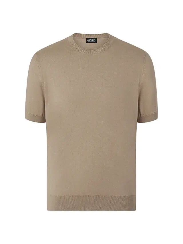 Men's Premium Cotton T-shirt - Light Taupe