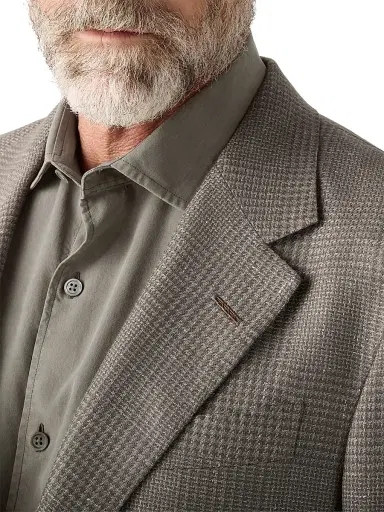 Zegna Men's Cashmere Silk and Linen Jacket | Thumbnail 4 Zegna Men's Cashmere Silk and Linen Jacket | Thumbnail 4