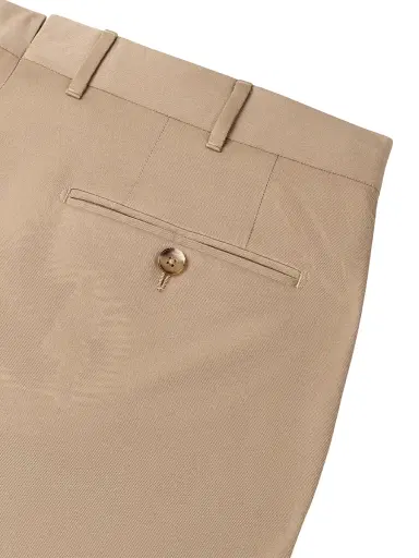Zegna Men's Centoventimila Cotton and Wool Pants | Thumbnail 2
