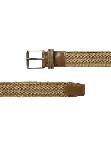 Zegna Men's Rayon Belt - Olive Green - Size 42 | Thumbnail 3 Zegna Men's Rayon Belt - Olive Green - Size 42 | Thumbnail 3