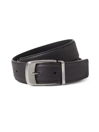 Zegna Men's Leather Belt - Dark Brown - Size 42 | Thumbnail 1 Zegna Men's Leather Belt - Dark Brown - Size 42 | Thumbnail 1