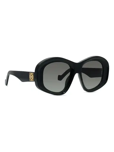 Loewe Men's Anagram 51MM Geometric Sunglasses - Black | Thumbnail 8 Loewe Men's Anagram 51MM Geometric Sunglasses - Black | Thumbnail 8