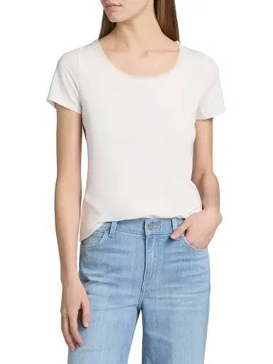 Kobi Halperin Women's Ahava Cotton-Blend Scoopneck T-Shirt | Thumbnail 3 Kobi Halperin Women's Ahava Cotton-Blend Scoopneck T-Shirt | Thumbnail 3