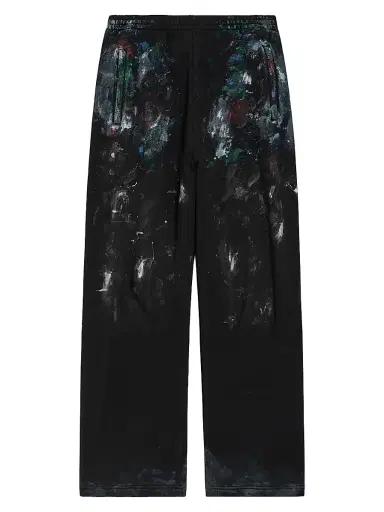 Balenciaga Men's Painter's Shirt Baggy Sweatpants - Black - Size Large | Thumbnail 1