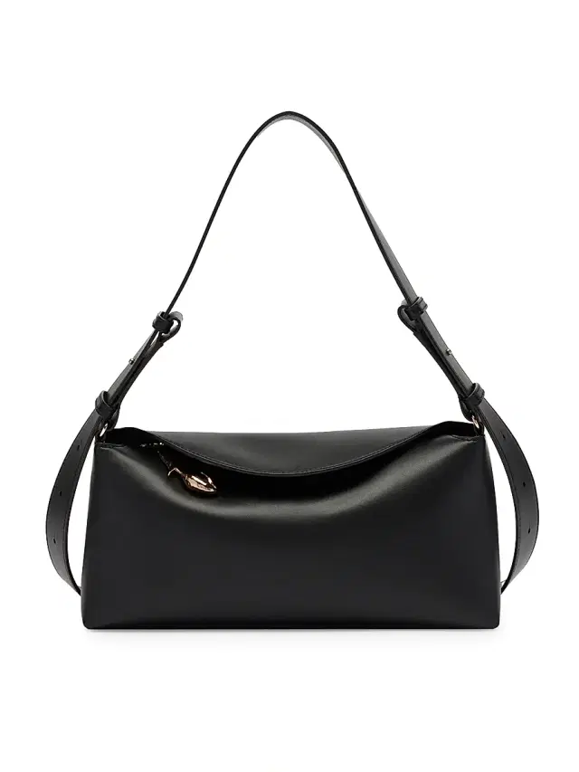 Erdem Women's Bloom Leather East-West Shoulder Bag - Black