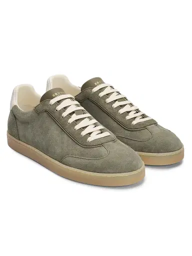 Brunello Cucinelli Men's Suede Low-Top Sneakers | Thumbnail 2 Brunello Cucinelli Men's Suede Low-Top Sneakers | Thumbnail 2