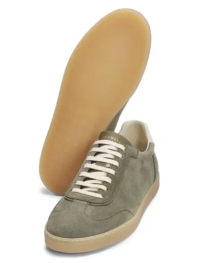 Brunello Cucinelli Men's Suede Low-Top Sneakers | Thumbnail 6 Brunello Cucinelli Men's Suede Low-Top Sneakers | Thumbnail 6