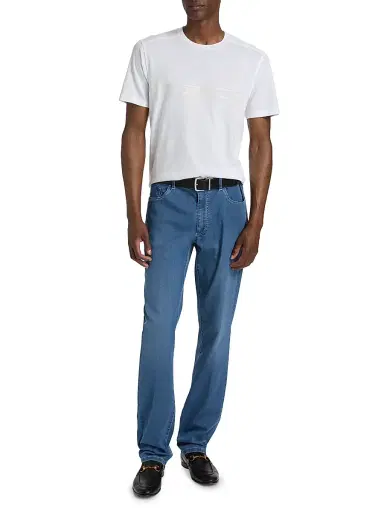 Stefano Ricci Men's Nautical Ricci Logo T-Shirt - White - Size XXL | Thumbnail 2