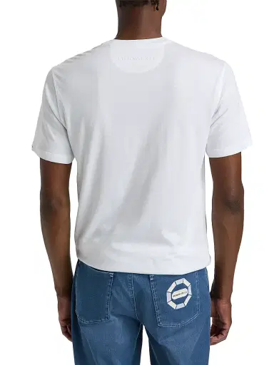 Stefano Ricci Men's Nautical Ricci Logo T-Shirt - White - Size XXL | Thumbnail 5