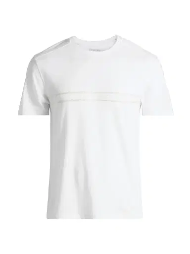 Stefano Ricci Men's Nautical Ricci Logo T-Shirt - White - Size XXL | Thumbnail 1