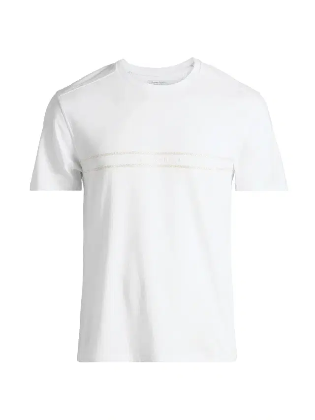 Men's Nautical Ricci Logo T-Shirt - White
