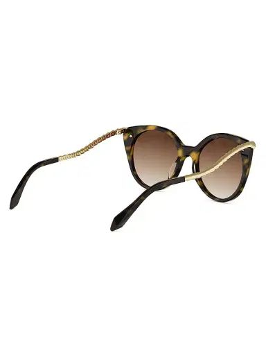 BVLGARI Women's Serpenti Viper 53MM Round Sunglasses - Gold Brown | Thumbnail 6 BVLGARI Women's Serpenti Viper 53MM Round Sunglasses - Gold Brown | Thumbnail 6