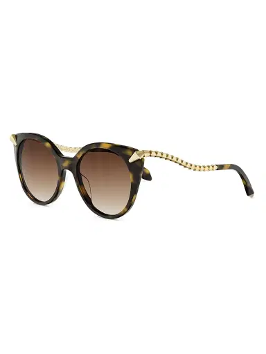 BVLGARI Women's Serpenti Viper 53MM Round Sunglasses - Gold Brown | Thumbnail 1 BVLGARI Women's Serpenti Viper 53MM Round Sunglasses - Gold Brown | Thumbnail 1