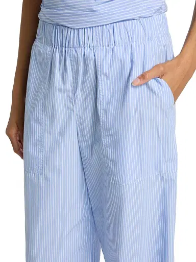 Simkhai Women's Arden Pull-On Pants - Periwinkle Stripe | Thumbnail 6 Simkhai Women's Arden Pull-On Pants - Periwinkle Stripe | Thumbnail 6