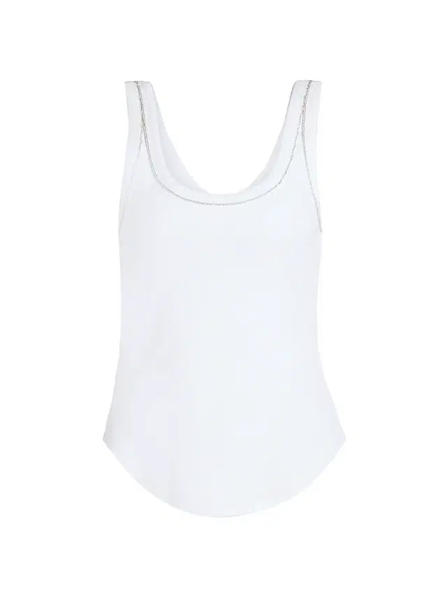 Cinq à Sept Women's Wilma Rhinestone-Embellished Tank - White