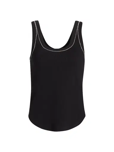 Cinq à Sept Women's Quenta Rhinestone-Embellished Tank - Black | Thumbnail 1
