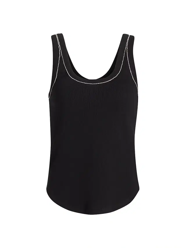 Women's Quenta Rhinestone-Embellished Tank - Black