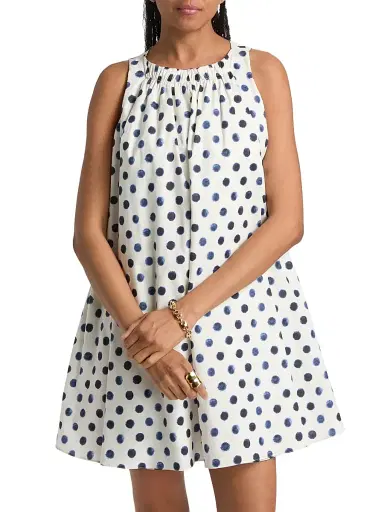 Misa Los Angeles Women's Louisa Polka Dot Minidress - Polka Dot - Size XL | Thumbnail 3 Misa Los Angeles Women's Louisa Polka Dot Minidress - Polka Dot - Size XL | Thumbnail 3
