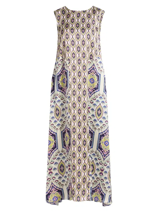 MISA Los Angeles Women's Talitha Printed Maxi Dress - Mosaic Eye Mix