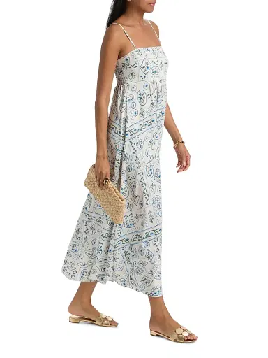 Misa Los Angeles Women's Adina Printed Maxi Dress - Tiled Flora - Size XL | Thumbnail 2 Misa Los Angeles Women's Adina Printed Maxi Dress - Tiled Flora - Size XL | Thumbnail 2