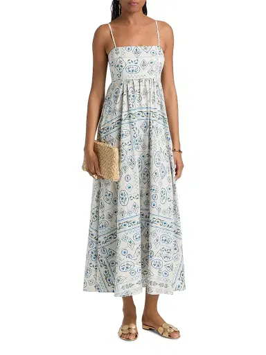 Misa Los Angeles Women's Adina Printed Maxi Dress - Tiled Flora - Size XL | Thumbnail 3 Misa Los Angeles Women's Adina Printed Maxi Dress - Tiled Flora - Size XL | Thumbnail 3