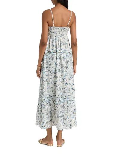 Misa Los Angeles Women's Adina Printed Maxi Dress - Tiled Flora - Size XL | Thumbnail 5 Misa Los Angeles Women's Adina Printed Maxi Dress - Tiled Flora - Size XL | Thumbnail 5