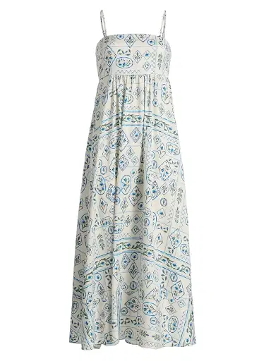 Misa Los Angeles Women's Adina Printed Maxi Dress - Tiled Flora - Size XL | Thumbnail 1 Misa Los Angeles Women's Adina Printed Maxi Dress - Tiled Flora - Size XL | Thumbnail 1
