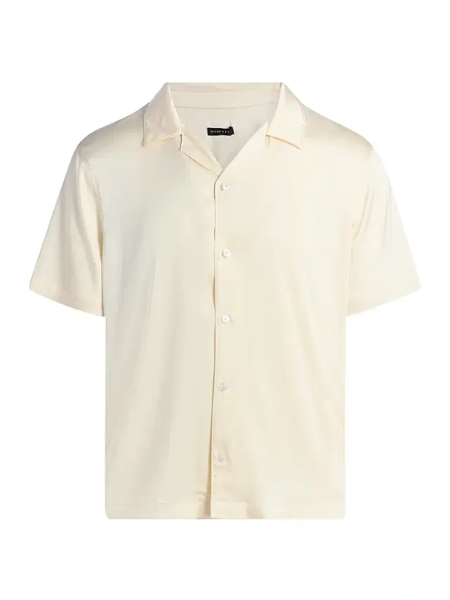 Men's Bond Satin Short-Sleeve Shirt