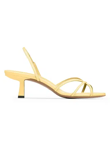 NEOUS Women's Nostalgic Modernism Ibor 55MM Leather Slingback Sandals - Sorbet - Size 6.5 | Thumbnail 1