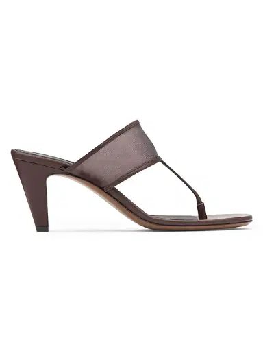 NEOUS Women's Nostalgic Modernism Vena 65MM Leather Sandals - Dark Chocolate - Size 10.5 | Thumbnail 1