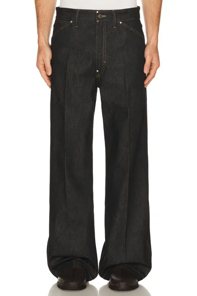 Lemaire Wide Pant With Studs