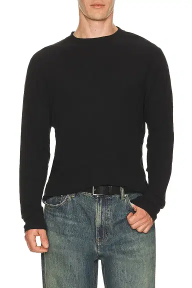 NN07 Clive Waffle Knit Tee 3323 | Thumbnail 3