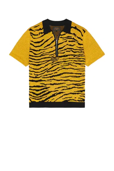 Beams Plus Half Zip Knit Polo Animal Jacquard | Thumbnail 6 Beams Plus Half Zip Knit Polo Animal Jacquard | Thumbnail 6