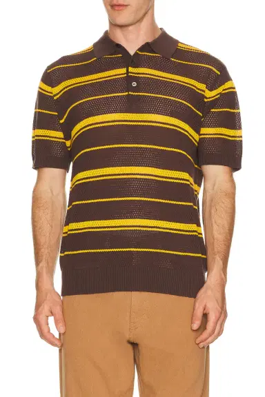 Beams Plus Mesh Polo Stripe | Thumbnail 3 Beams Plus Mesh Polo Stripe | Thumbnail 3