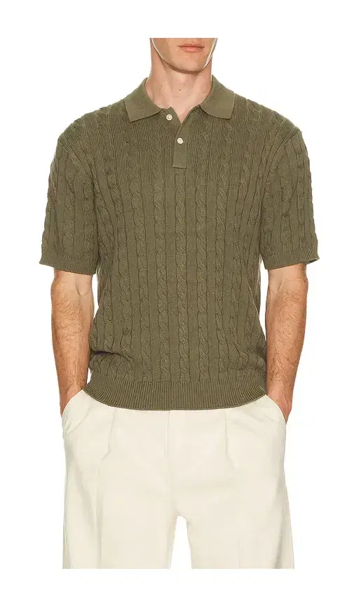 Knit Polo Cable