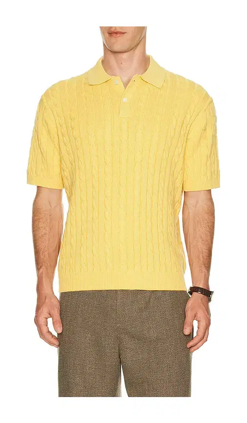Knit Polo Cable
