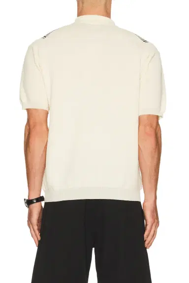 Beams Plus Zip Knit Polo Stripe | Thumbnail 2 Beams Plus Zip Knit Polo Stripe | Thumbnail 2