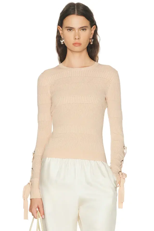 AKNVAS Jean Striped Top