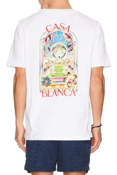 Casablanca Tennis Landscape Classic Tee | Thumbnail 3 Casablanca Tennis Landscape Classic Tee | Thumbnail 3