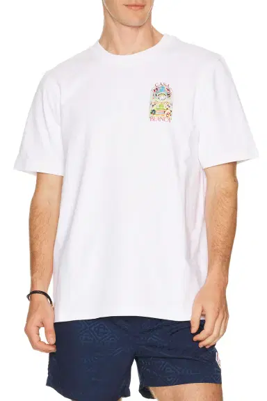 Casablanca Tennis Landscape Classic Tee | Thumbnail 4 Casablanca Tennis Landscape Classic Tee | Thumbnail 4