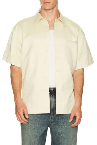 Helmut Lang Short Sleeve Loop Tape Shirt | Thumbnail 3 Helmut Lang Short Sleeve Loop Tape Shirt | Thumbnail 3