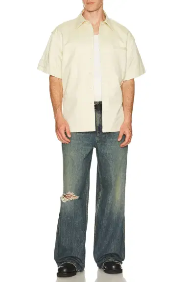 Helmut Lang Short Sleeve Loop Tape Shirt | Thumbnail 5 Helmut Lang Short Sleeve Loop Tape Shirt | Thumbnail 5