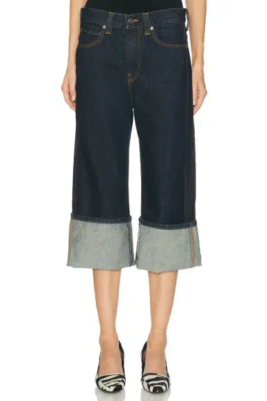 Khaite Boyle Straight Leg Crop | Thumbnail 1 Khaite Boyle Straight Leg Crop | Thumbnail 1