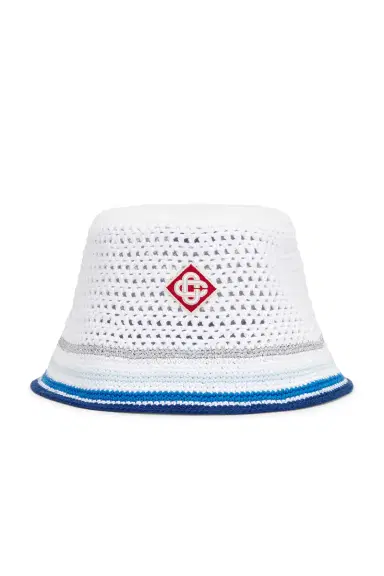 Casablanca Mesh Stripe Crochet Hat | Thumbnail 3