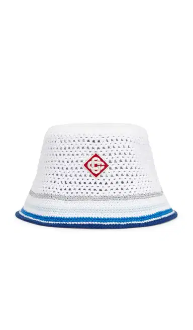 Casablanca Mesh Stripe Crochet Hat | Thumbnail 1