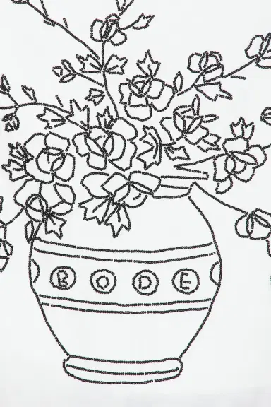 BODE Beaded Rosebloom Tank Top | Thumbnail 5 BODE Beaded Rosebloom Tank Top | Thumbnail 5