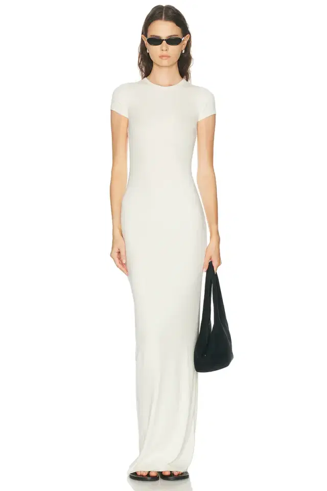 Eterne Cap Sleeve Maxi Dress