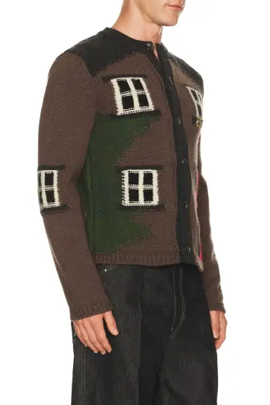 JW Anderson House Polo Cardigan | Thumbnail 2 JW Anderson House Polo Cardigan | Thumbnail 2