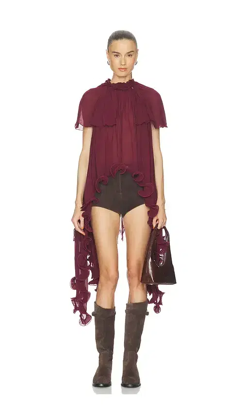 Aniye Records Heren Ruffle Top